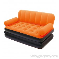 Bestway Multi-Max Air Couch With Sidewinder AC Air Pump - Orange | 10027 552614545